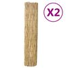 vidaXL Sivgjerder 2 stk 150x500 cm