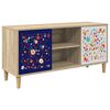 vidaXL TV-skap MAINZ 102 x 33 x 50 cm Sonoma Konstruert tre
