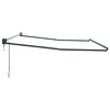 vidaXL Elektrisk uttrekkbar markiseramme Antrasitt 4 x 2 m Aluminium