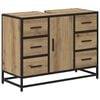 vidaXL Baderomsskap Artisan Eik 80 x 33 x 60 cm Konstruert tre