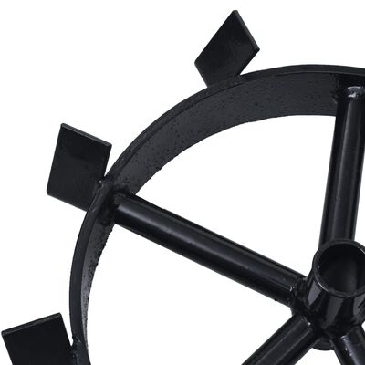 vidaXL Metallhjul for 6,5 HK bensindrevet hagefreser 2 stk