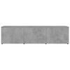vidaXL TV-benk betonggrå 120x34x30 cm konstruert tre