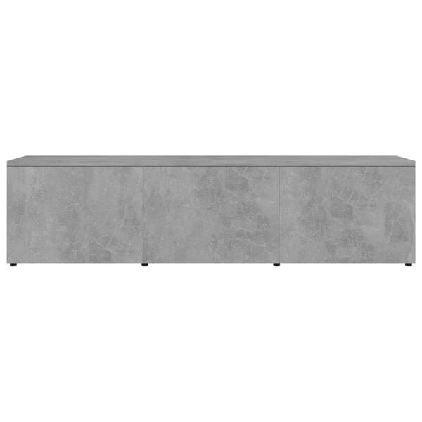 vidaXL TV-benk betonggrå 120x34x30 cm konstruert tre