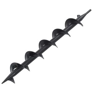 vidaXL Sneglebor st&aring;l 75x600 mm
