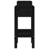 vidaXL Hageplantekasse svart 62x30x69 cm heltre furu