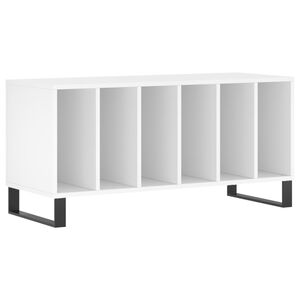 vidaXL Hifi-benk hvit 100x38x48 cm konstruert tre