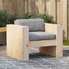 vidaXL Hagesofa 79x60x62 cm heltre furu