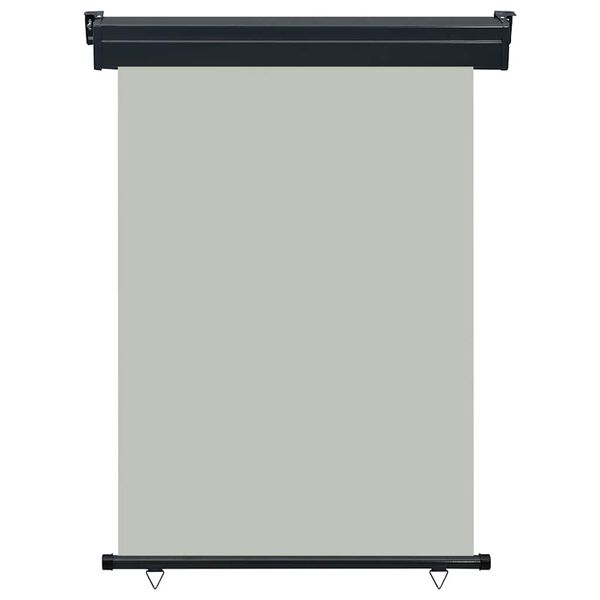 vidaXL Sidemarkise for balkong 125x250 cm grå