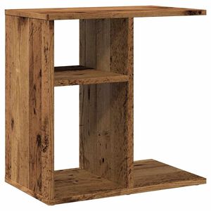 vidaXL Sidebord gammelt tre 50x30x50 cm konstruert tre