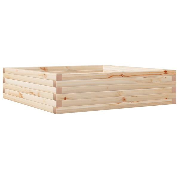 vidaXL Plantekasse 90x90x23 cm heltre furu