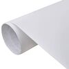 vidaXL Bilfolier 2 stk matt hvit 100x150 cm+50x150 cm