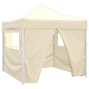 vidaXL Partytelt Krem 291 x 291 x 315 cm Oxford Stoff