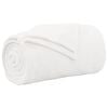 vidaXL Kastteppe Hvit 130 x 150 cm Fleece
