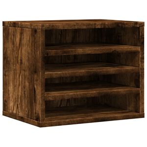 vidaXL Hylle til skrivebord r&oslash;kt eik 36x26x29,5 cm konstruert tre