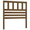 vidaXL Sengegavl honningbrun 81x4x100 cm heltre furu