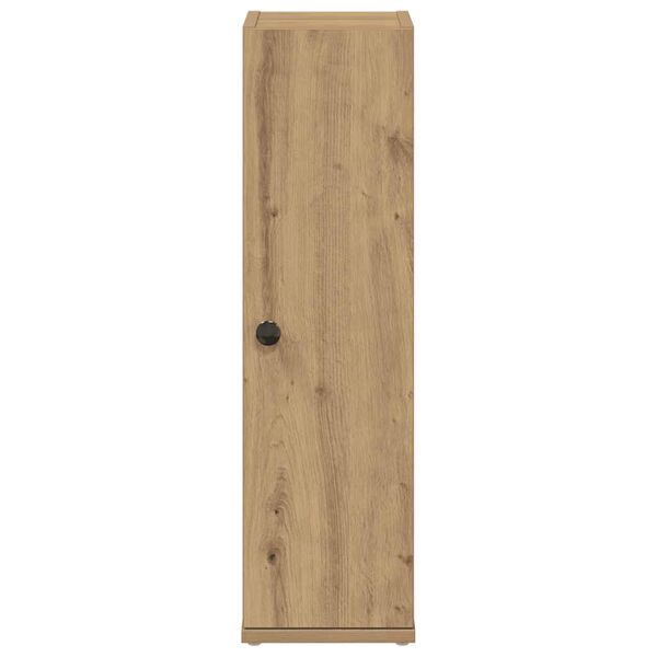 vidaXL Baderomsskap med rulleholder artisan eik 20,5x22x72 cm