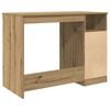 vidaXL Skrivebord artisan eik 102x50x76 cm konstruert tre