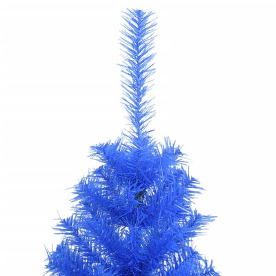 vidaXL Kunstig juletre med stativ blå 150 cm PVC