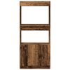 vidaXL Highboard gammelt tre 63x33x140 cm konstruert tre
