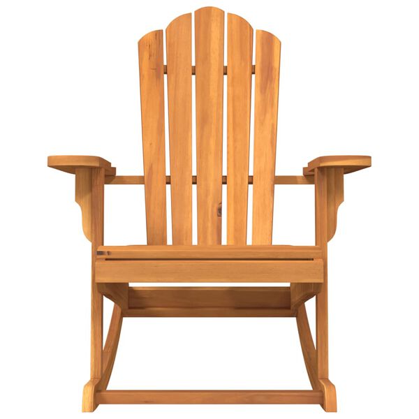 vidaXL Adirondack gyngestol for hage heltre teak