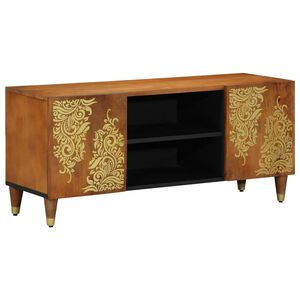 vidaXL TV-skap Honning brun 105 x 33 x 46 cm Massiv mango tre
