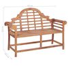 vidaXL Hagebenk 127x58,5x92,5 cm heltre teak