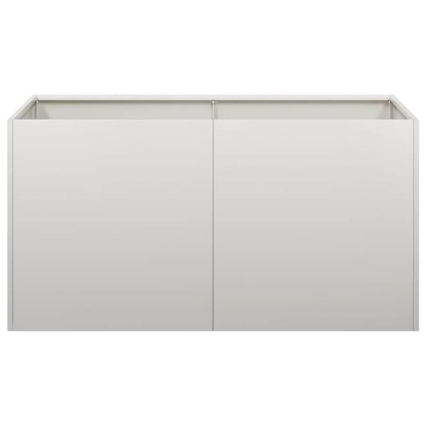 vidaXL Plantekasse 80x40x40 cm rustfritt st&aring;l