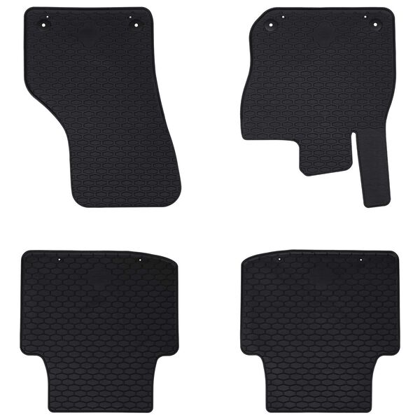 vidaXL Bilmatte 4 pcs Svart passer for VW for PASSAT B9 TDI 2024-