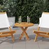 vidaXL Bordplate heltre teak 2,5 cm 50 cm