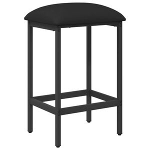 vidaXL Barstol Svart 40 x 32 x 64 cm Konstruert tre