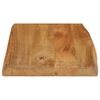 vidaXL Bordplate 50x40x3,8 cm naturlig kant heltre mango