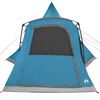 vidaXL Teepee Telt Blå 545 x 450 x 295 cm 185T polyester med PU-belegg