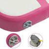 vidaXL Oppblåsbar gymnastikkmatte med pumpe 60x100x10 cm PVC rosa