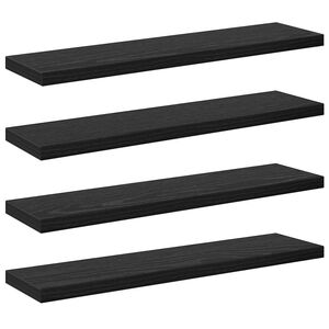 vidaXL Bokhyllebrett 3 niv&aring;er 4 stk. 40 x 10 x 1,5 cm Konstruert tre