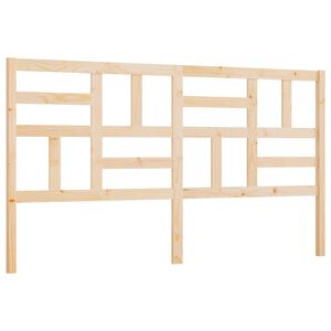 vidaXL Sengegavl 206x4x104 cm heltre furu