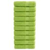 vidaXL Premium dusjh&aring;ndkl&aelig;r SOLUND 10 stk eplegr&oslash;nn 70x140cm 600g/m2