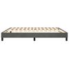 vidaXL Boxspring-sengeramme m&oslash;rkegr&aring; 180x200 cm Super King fl&oslash;yel