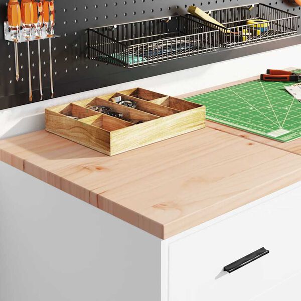 vidaXL Garasjeskap 2 stk hvit konstruert tre