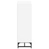 vidaXL Highboard med glassdører hvit 35x37x120 cm