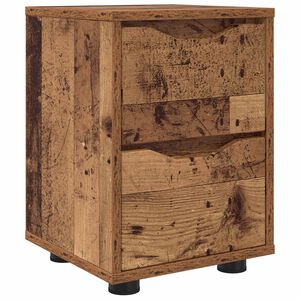 vidaXL Nattbord Gamle tre 30,5 x 30 x 43 cm Konstruert tre