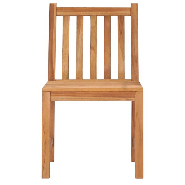 vidaXL 7-delers hagespisesett 160x80 cm heltre teak