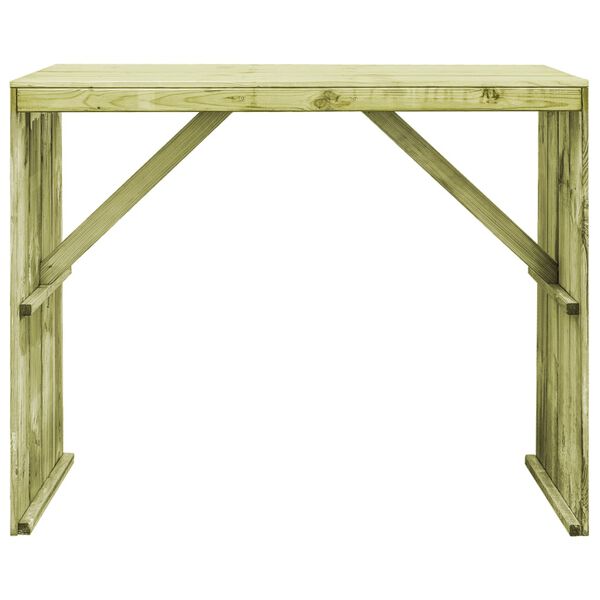 vidaXL Utend&oslash;rs barsett 7 stk impregnert furu