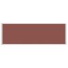 vidaXL Uttrekkbar sidemarkise 200x600 cm brun