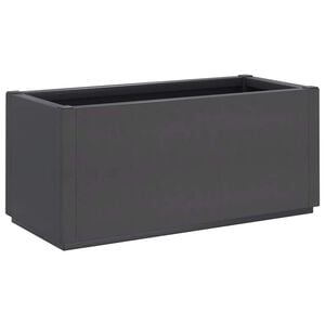vidaXL Plantekasse m&oslash;rkegr&aring; 80x36x35 cm PP
