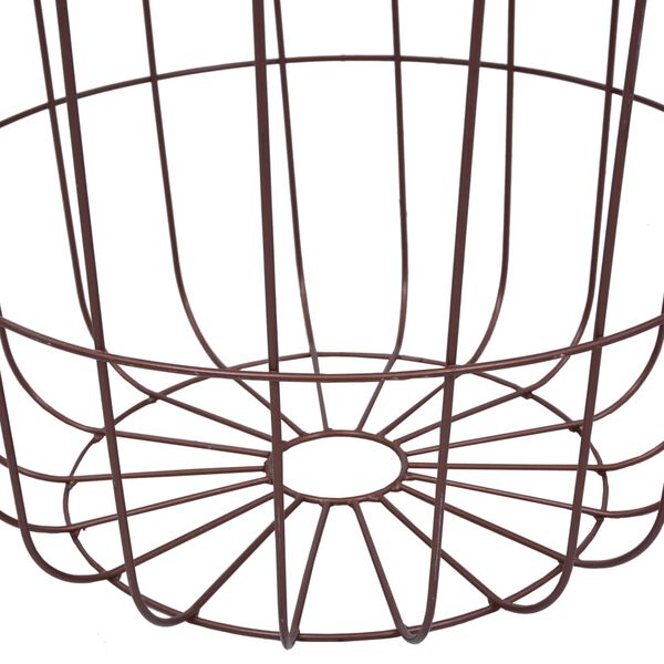 vidaXL Salongbord kobber Ø 39,5 cm MDF