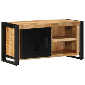 vidaXL TV-benk 80x30x40 cm grovt heltre mangotre