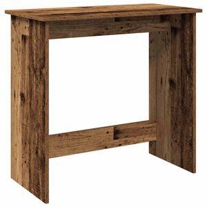 vidaXL Skrivebord gammelt tre 80x40x75 cm konstruert tre
