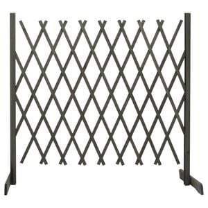 vidaXL Espaliergjerde gr&aring; 180x100 cm heltre gran