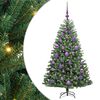 vidaXL Kunstig sammensatt juletre Gr&oslash;nn 120 cm PVC og metall