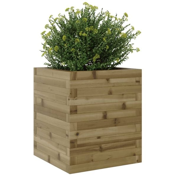 vidaXL Plantekasse 40x40x46 cm impregnert furu